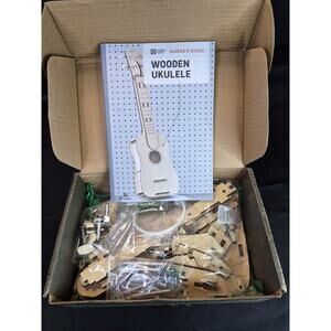 Kiwi Co Eureka Crate WOODEN UKULELE Build Your Own New Never Used Complete Kit